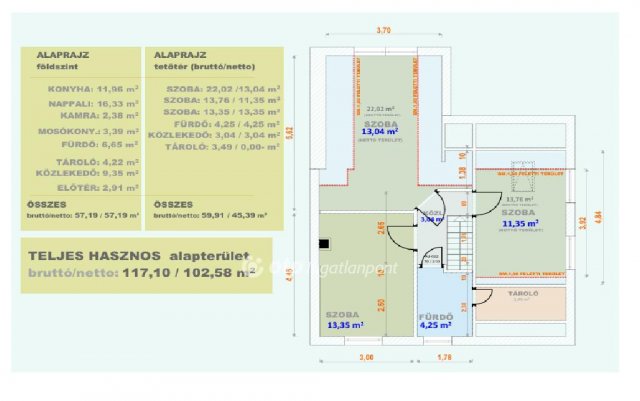 Eladó ikerház, Szigetszentmiklóson 83.5 M Ft, 4 szobás