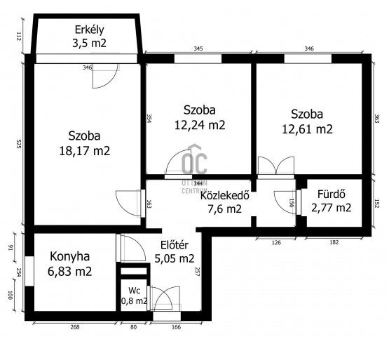 Eladó panellakás, Pécsett 43.99 M Ft, 3 szobás