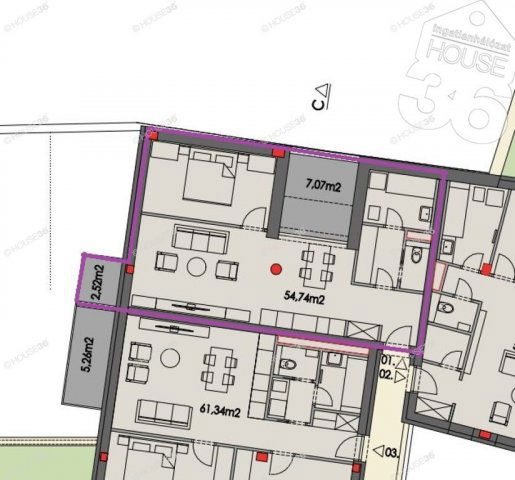 Eladó téglalakás, Kecskeméten 86.3 M Ft, 2 szobás