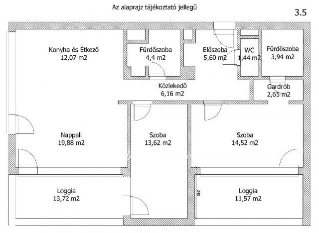 Eladó téglalakás, Keszthelyen 131 M Ft, 3 szobás