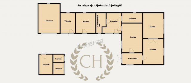 Eladó családi ház, Zsombón 49.9 M Ft, 3 szobás