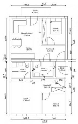 Eladó téglalakás, Szegeden 105.9 M Ft, 3+1 szobás