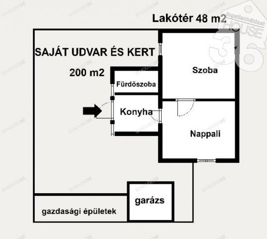 Eladó családi ház, Kecskeméten 17.5 M Ft, 2 szobás