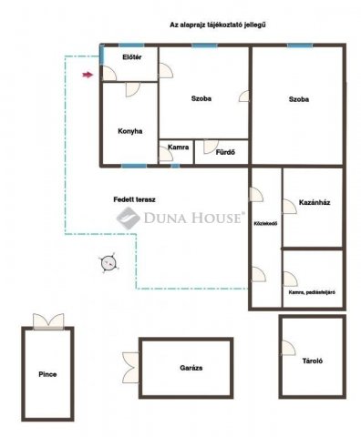 Eladó családi ház, Pátyon 110 M Ft, 2 szobás