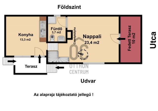 Eladó családi ház, Parádon 24.9 M Ft, 2 szobás