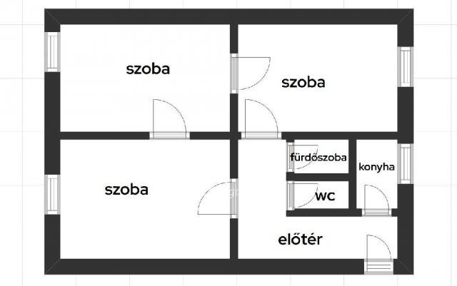 Eladó téglalakás, Budapesten, X. kerületben 62.9 M Ft, 3 szobás