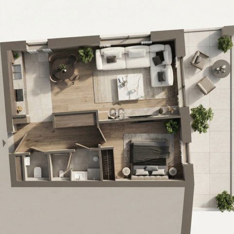 Eladó téglalakás, Siófokon 89.9 M Ft, 2 szobás