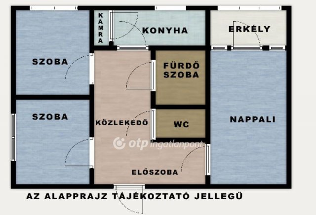 Eladó téglalakás, Nyíregyházán 51.9 M Ft, 3 szobás