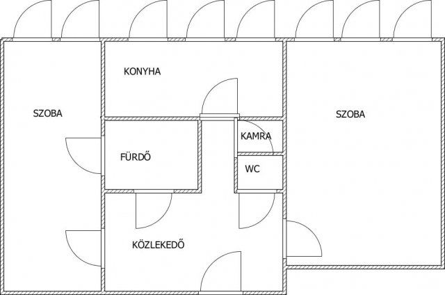 Eladó téglalakás, Cegléden 41.5 M Ft, 2 szobás