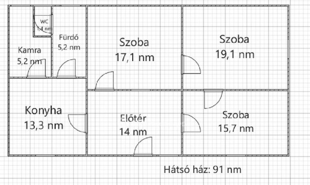 Eladó családi ház, Jánosházán 14.9 M Ft, 3 szobás