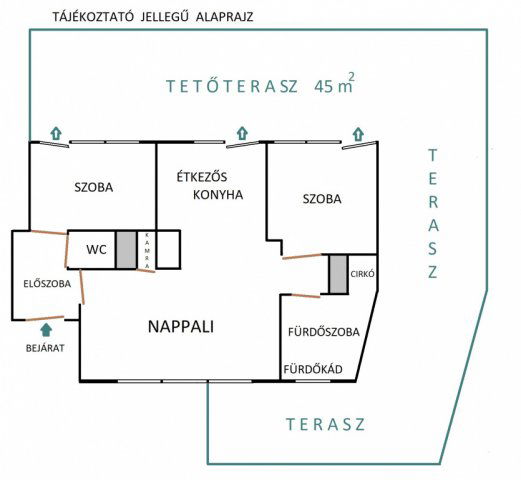 Eladó téglalakás, Budapesten, VIII. kerületben, Víg utcában
