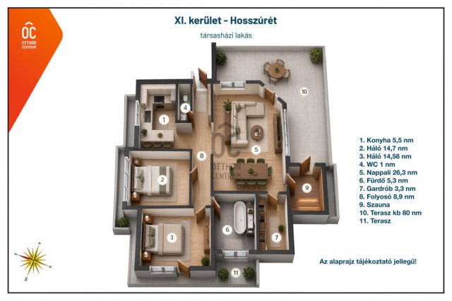 Eladó téglalakás, Budapesten, XI. kerületben 286 M Ft, 4 szobás