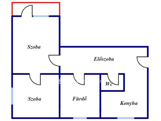 Kiadó téglalakás, albérlet, Miskolcon 130 E Ft / hó, 2 szobás