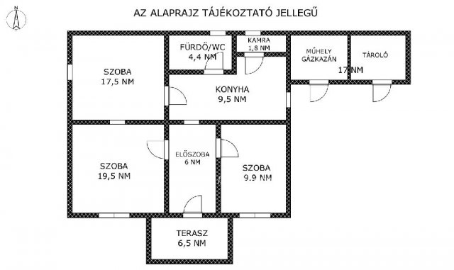 Eladó családi ház, Budakalászon 120 M Ft, 3 szobás