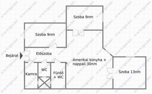 Kiadó téglalakás, albérlet, V. kerületben, Falk Miksa utcában