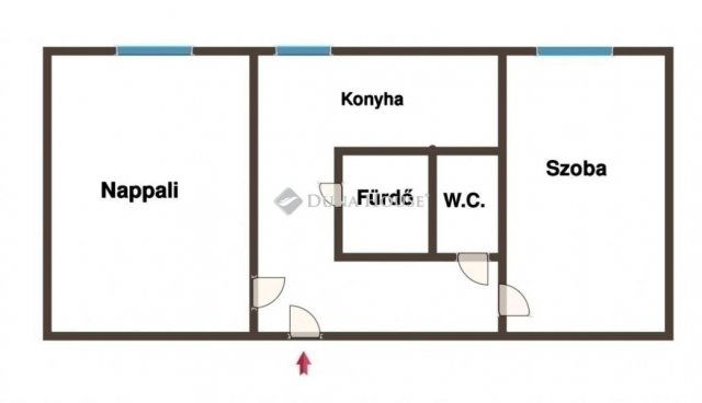 Eladó panellakás, Pécsett 42.9 M Ft, 2 szobás