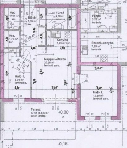 Eladó téglalakás, Balatonalmádiban 117.9 M Ft, 2+1 szobás