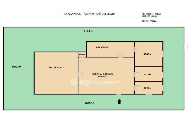 Eladó családi ház, Piliscsabán 74.9 M Ft, 3+1 szobás