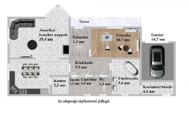 Eladó ikerház, Orosházán 42 M Ft, 1+3 szobás