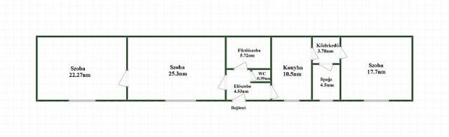 Eladó téglalakás, Vácon 84 M Ft, 3 szobás