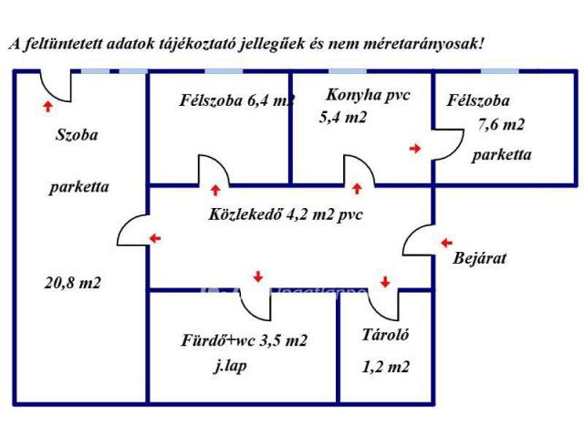 Eladó panellakás, Balassagyarmaton 21.9 M Ft, 1+2 szobás