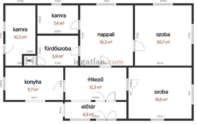 Eladó mezogazdasagi ingatlan, Tiszakécskén 29.9 M Ft, 3 szobás