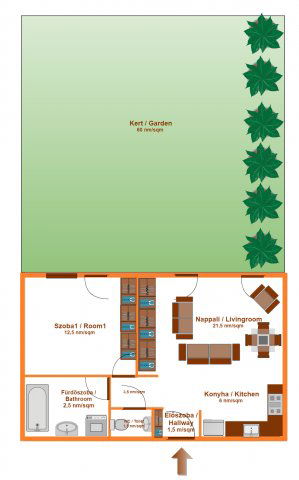 Eladó téglalakás, Budapesten, IX. kerületben, Ferenc téren