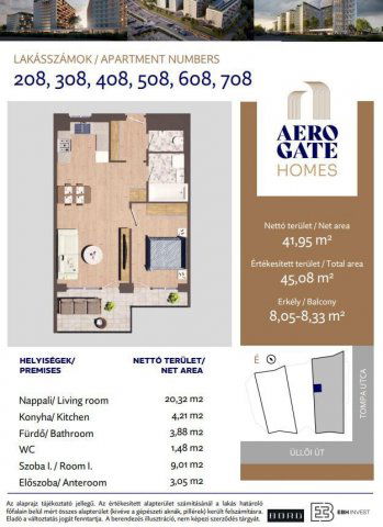 Eladó téglalakás, Budapesten, XIX. kerületben, Tompa utcában