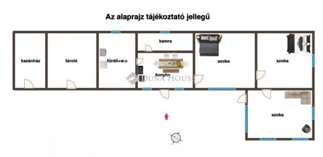 Eladó családi ház, Úrhidán 58 M Ft, 3 szobás