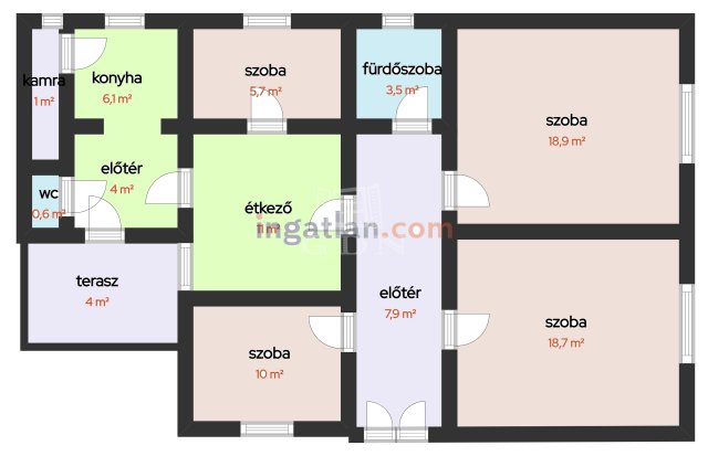 Eladó családi ház, Szigethalmon 65 M Ft, 2+2 szobás