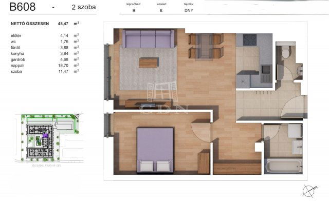 Eladó téglalakás, Budapesten, XIV. kerületben 80.43 M Ft