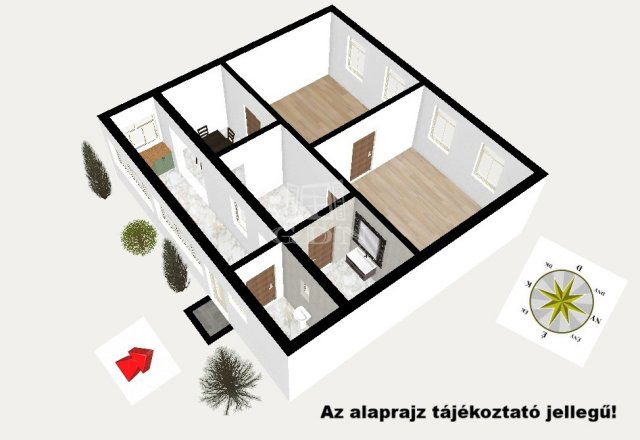 Eladó családi ház, Üllőn 51.9 M Ft, 2+1 szobás