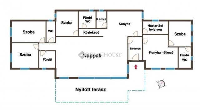 Eladó családi ház, Kőszárhegyen 134.99 M Ft, 5 szobás