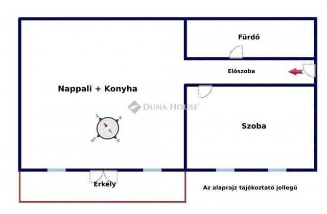 Eladó téglalakás, Budapesten, VI. kerületben 95.9 M Ft, 2 szobás