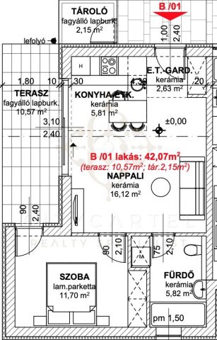 Eladó téglalakás, Balatonlelleén 59.99 M Ft, 2 szobás