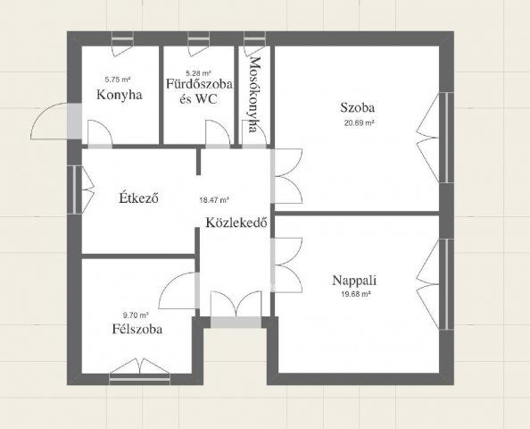 Eladó családi ház, Szerencsen 21 M Ft, 2+1 szobás
