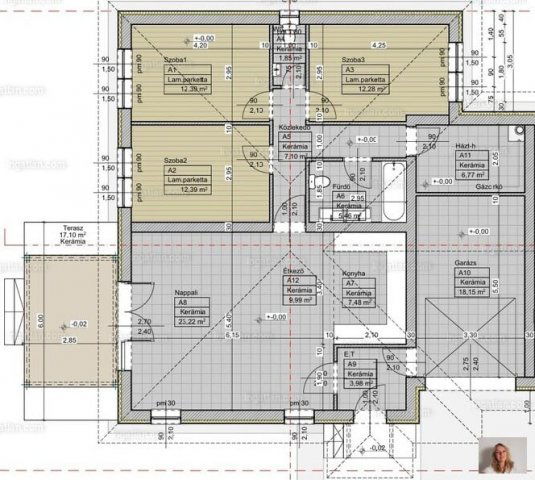 Eladó ikerház, Őrbottyánban 94.9 M Ft, 4 szobás