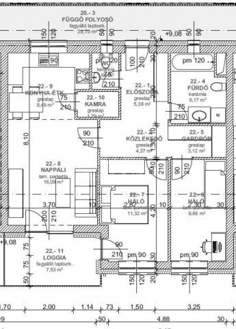 Eladó téglalakás, Budapesten, XIII. kerületben 109.9 M Ft