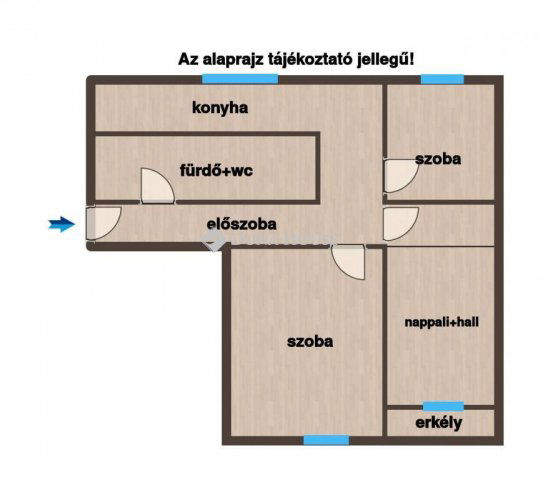 Eladó panellakás, Győrött 64.8 M Ft, 4 szobás