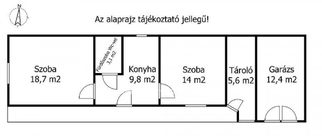Eladó családi ház, Nagyberényen 23.5 M Ft, 2 szobás