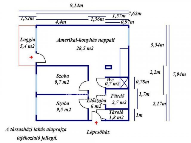 Eladó téglalakás, Kecskeméten 63.8 M Ft, 1+2 szobás