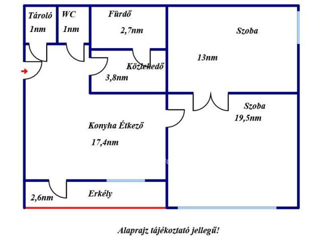 Eladó téglalakás, Kiskörén 28.9 M Ft, 2 szobás