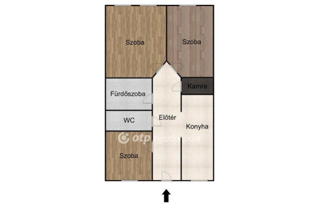 Eladó téglalakás, Nyíregyházán 52 M Ft, 2+1 szobás