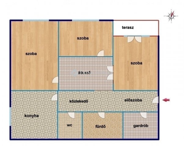 Eladó panellakás, Budapesten, IV. kerületben 74.5 M Ft, 3 szobás