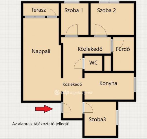 Eladó téglalakás, Budapesten, XXI. kerületben 71.6 M Ft