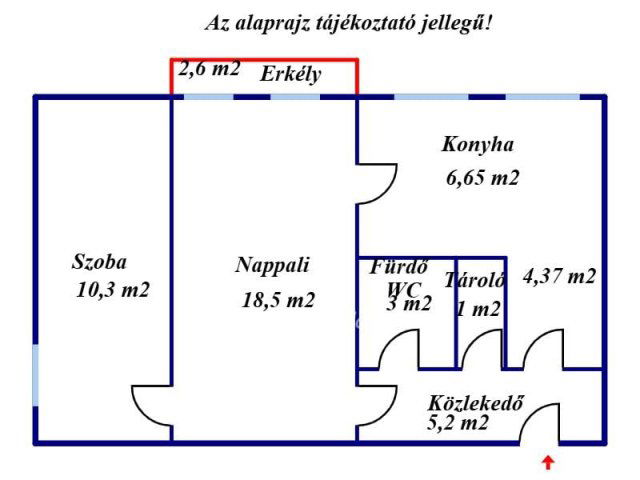 Eladó téglalakás, Kecskeméten 37.75 M Ft, 1+1 szobás