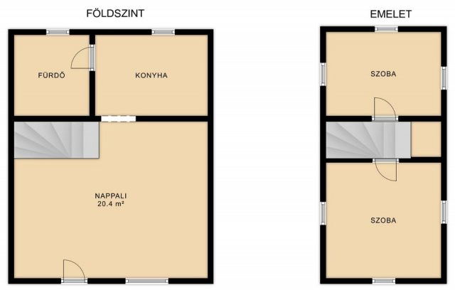Eladó családi ház, Kiskörén 27.9 M Ft, 1+2 szobás