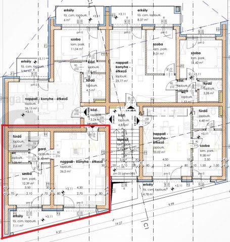 Eladó téglalakás, Szegeden, Homok utcában 69.3 M Ft, 2 szobás
