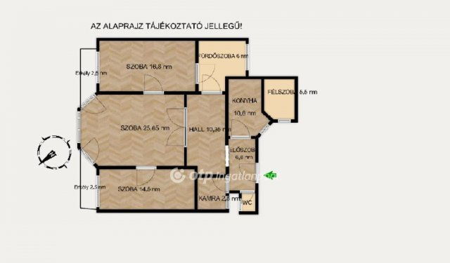 Eladó téglalakás, Budapesten, VII. kerületben 129 M Ft