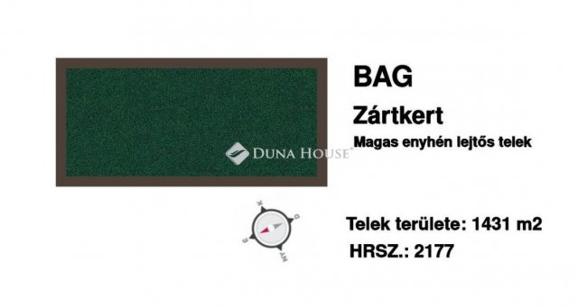 Eladó telek, Bagon 16.9 M Ft / költözzbe.hu